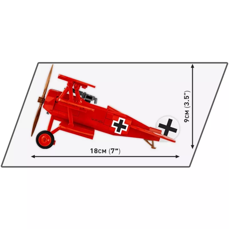 Klotsid Fokker DR.1 Red Baron 221 klotsi