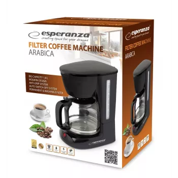 Tilkkohvimasin ESPERANZA EKC005 — 1,8 l veepaak, must, 950 W
