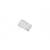 LANBERG RJ-45 pistik PLU-5000, U/UTP (UTP) varjestus, läbipaistev valge, 100 tk pakendis