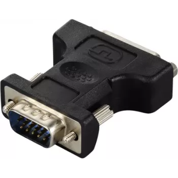 Renkforce RF-6667626 DVI-VGA-adapter [1x DVI-pesa 24+. - 1x VGA-pistik] Must - Digitaalne / Ekraan / Video (RF-6667626)