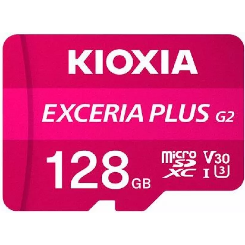 Flash Memory Kioxia 128GB UHS-I MicroSDXC EXCERIA PLUS G2