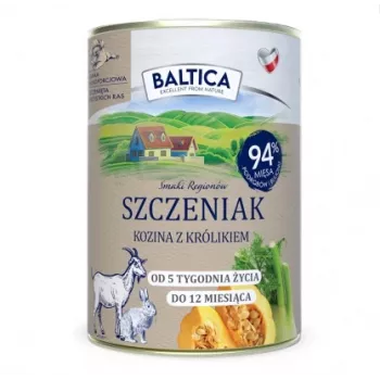 BALTICA regional flavours Puppy Goat with rabbit - märg koeratoit - 400g
