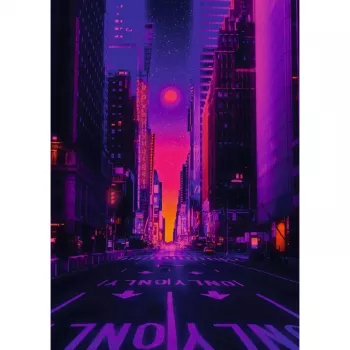 Pusle Ravensburger New York in Neon, 1000 tükki, täiskasvanute pusle