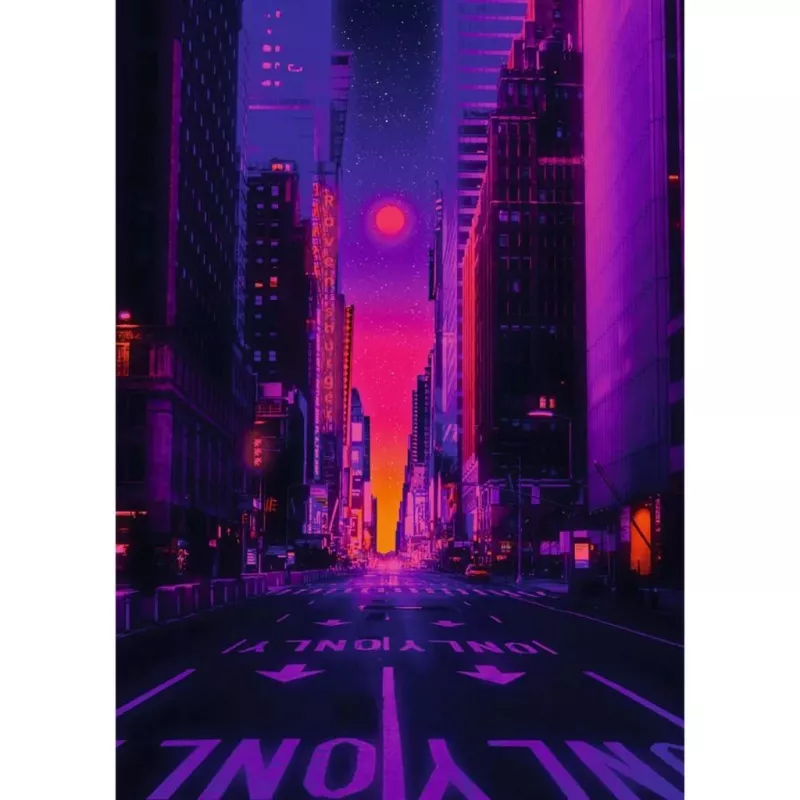 Pusle Ravensburger New York in Neon, 1000 tükki, täiskasvanute pusle