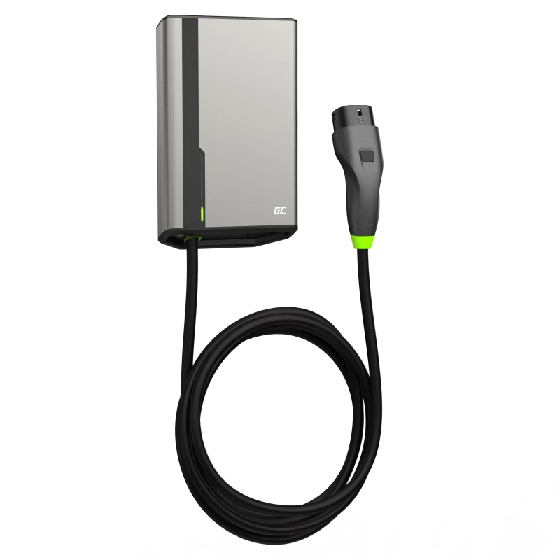 Wallbox roheline Cell GC EVGC021B2275 3.6-22 kW 7.5 m NFC hall alumiinium
