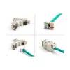 DeLOCK 88116 võtmemoodul lame roheline RJ-45 10 tk