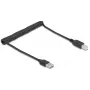 USB-kaabel DeLOCK 90130 USB 2.0 0,8 m Must