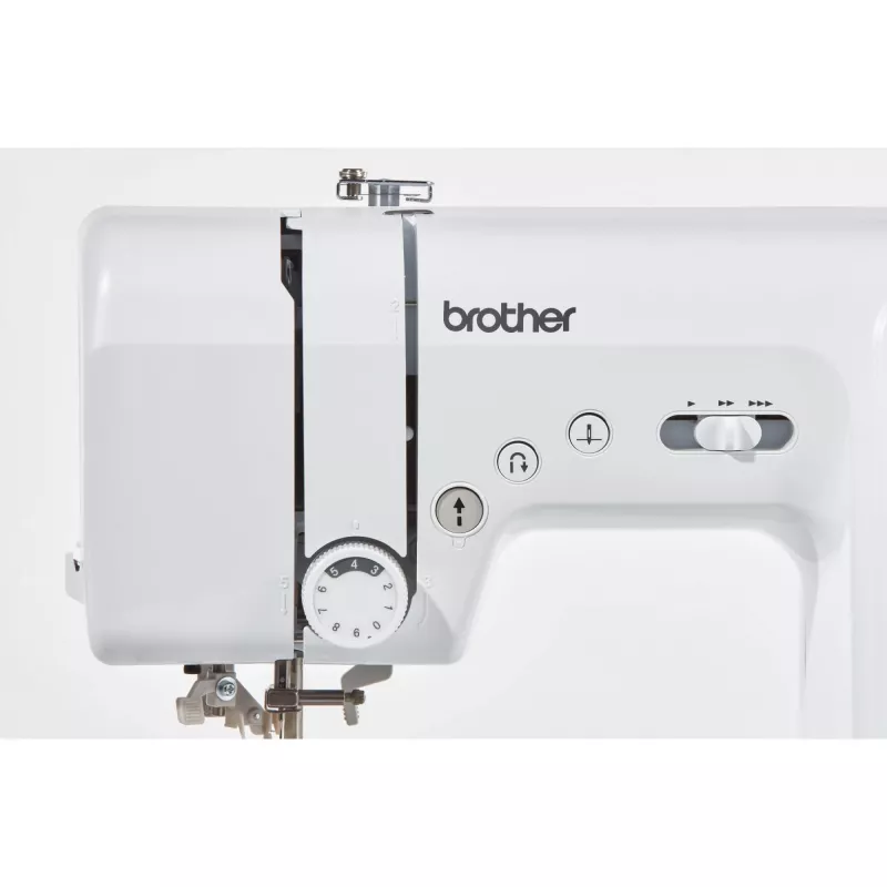 Õmblusmasin Brother FS70WTx — 70 pistemustrit, LCD-ekraan, 750 pistet/min, 5 mm pikkus, 7 mm laius