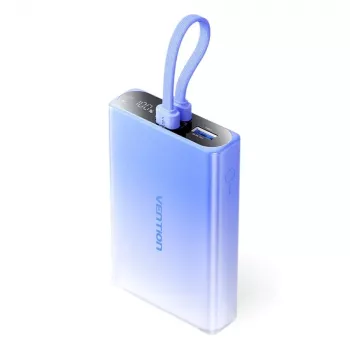 Akupank Vention FHZL0 10000 mAh — 1×USB-A, 1×USB-C, 3 A, sinine