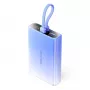 Akupank Vention FHZL0 10000 mAh — 1×USB-A, 1×USB-C, 3 A, sinine