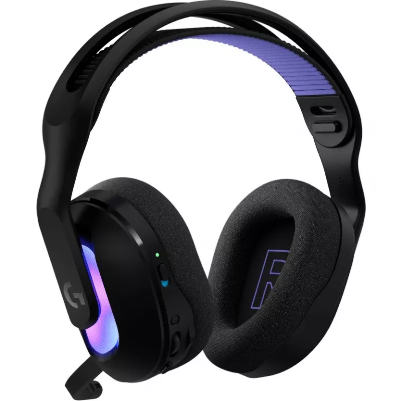 Logitech G G522 LIGHTSPEED juhtmevaba mängupeakomplekt LIGHTSYNC RGB mikrofoni ja täiustatud sünkroniseeritud heliga – kolmikühendus