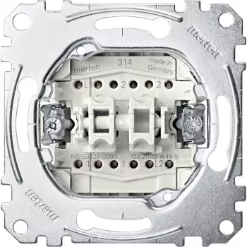 Merten Two-Way Switch/Button Insert MEG3128-0000 10AX/10A AC250V pistikupesa (MEG3128-0000)