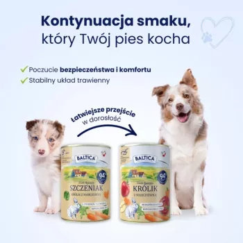 BALTICA regional flavours Puppy Rabbit with carrot - märg koeratoit - 400g