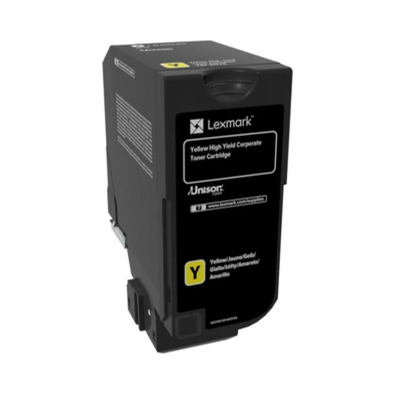 LEXMARK 74C2HYE tooner Lexmark 74C2HYE kollane 12 000 lk CS725de / CS725dte