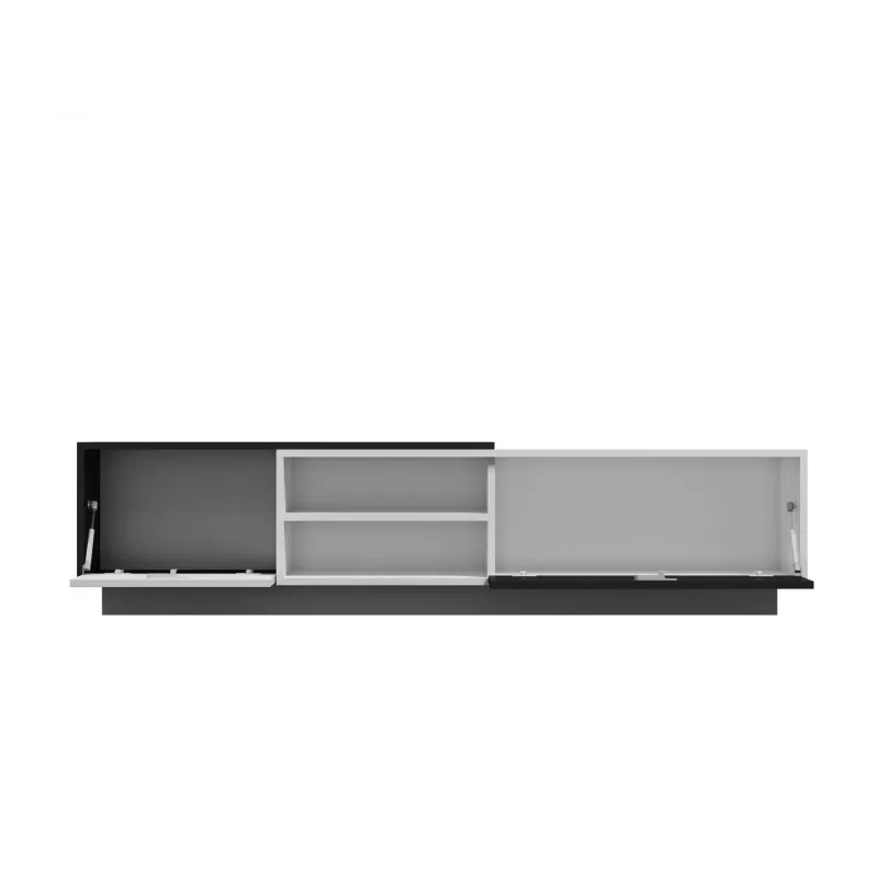 Cama TV-kapp SIGMA1 180 valge/must läikiv