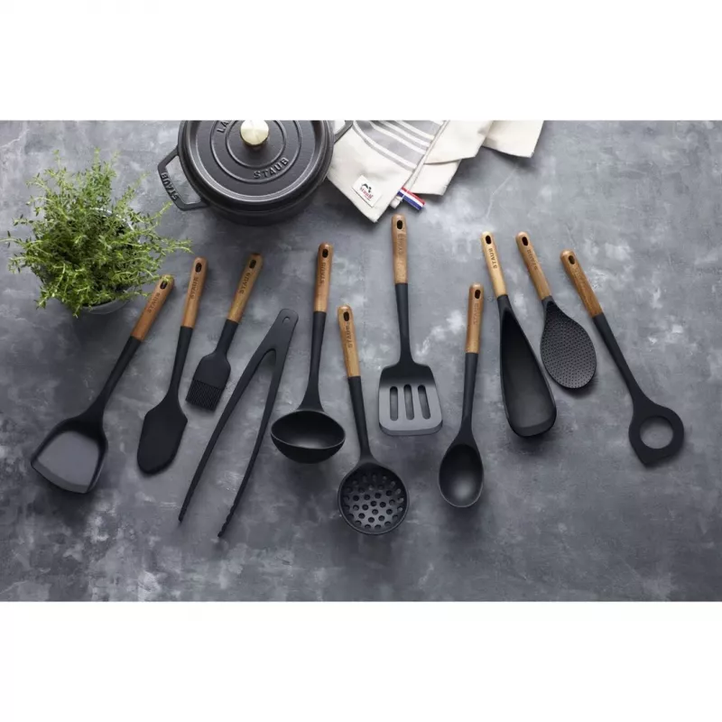 Staub lusikas - 31 cm, pruun-must