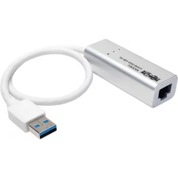 Tripp Lite U336-000-GB-AL USB 3.0 SuperSpeed to Gigabit-Ethernet NIC võrguadapter - 10/100/1000 - Plug-and-Play - Alumiinium (U336-000-GB-AL)