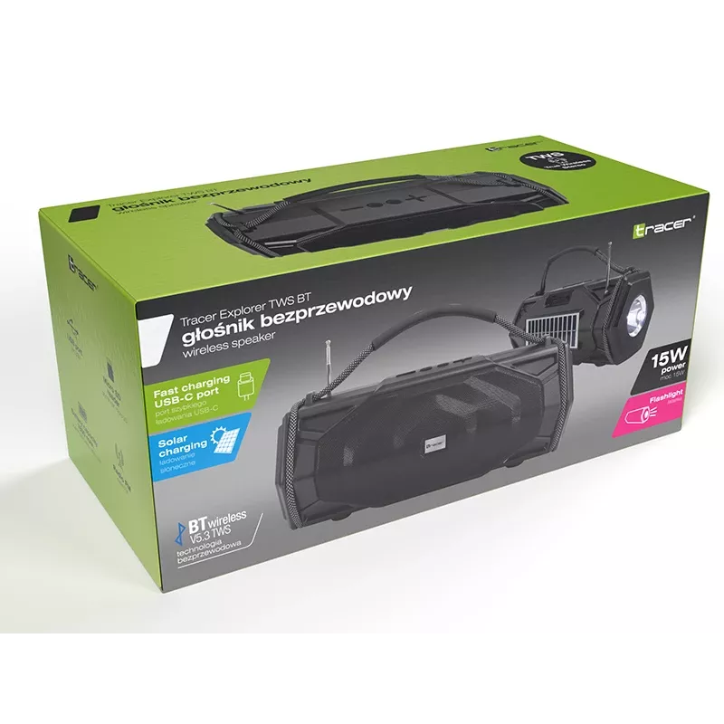 TWS-kõrvaklapid TRACER Explorer TRAGLO47616 Bluetooth 5.0 IPX4, juhtmevabad kõrvasisesed koos laadimisümbrisega