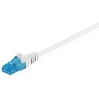 Goobay CAT 6a patch-kaabel, U/UTP, valge, 0,25 m - LSZH halogeenivaba, vask (59822)