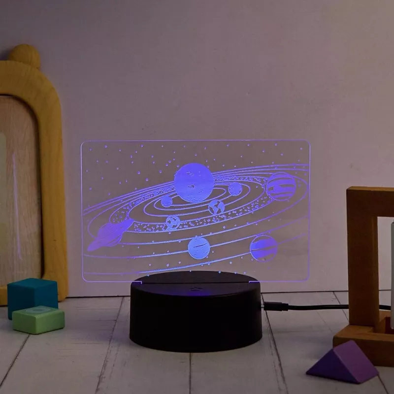 Manta SNL118RGB RGB 3D dekoratiivne LED-lamp