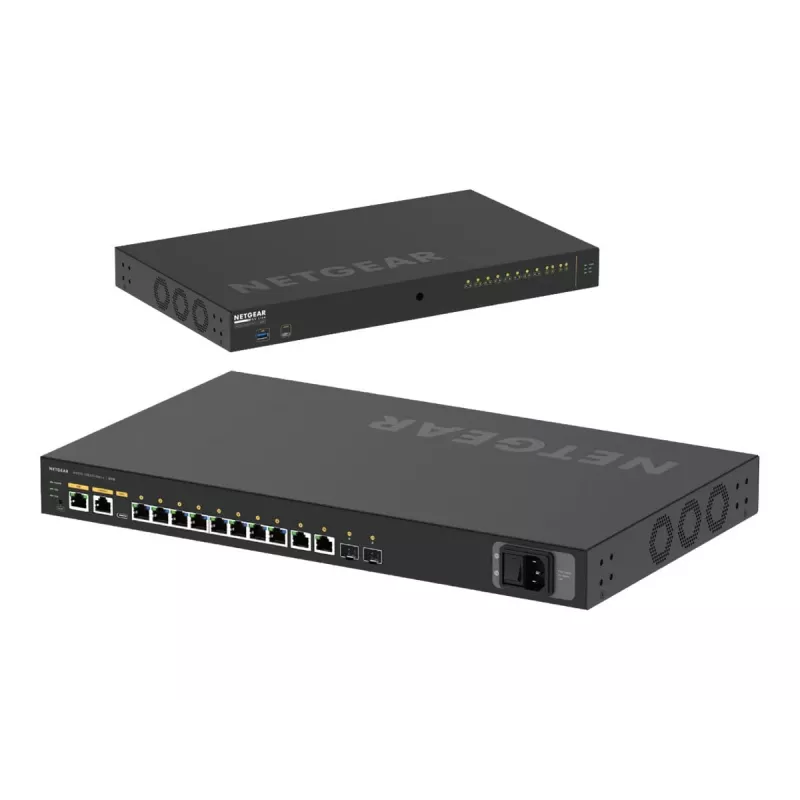 NETGEAR M4250-10G2XF-PoE++ Hallatav L2/L3 Gigabit Ethernet (10/100/1000) Toite üle Etherneti (PoE) 1U Must