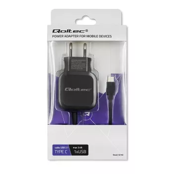 Qoltec 50190 Mobiilseadme laadija