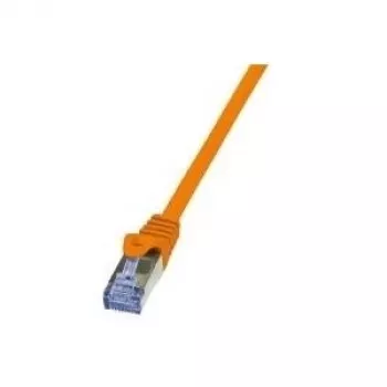 Võrgukaabel LogiLink 1 m RJ-45 Cat6A oranž S/FTP