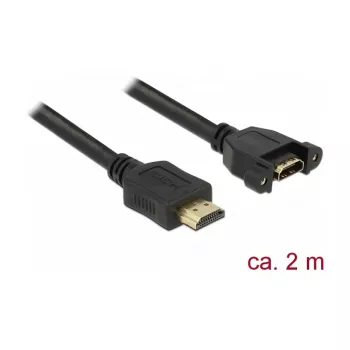 HDMI-kaabel DeLOCK 85464 2m HDMI tüüp A standardne must
