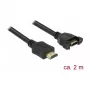 HDMI-kaabel DeLOCK 85464 2m HDMI tüüp A standardne must