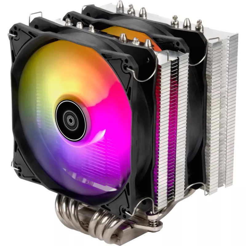 SilverStone Hydrogon D120 ARGB - protsessori õhkjahuti - (ühildub: LGA1156, LGA1155, LGA2011, LGA1150, LGA1151, AM4, LGA2066, LGA1200, LGA1152, LGA1700)