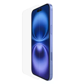 Ekraanikaitse Belkin ScreenForce iPhone 16 Plus jaoks antibakteriaalne karastatud klaas