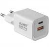 ALLNET toiteadapter PSU-GaNPD-USB-1A1C-33W — 33W USB-C PD ja USB-A QC laadija, EU pistik
