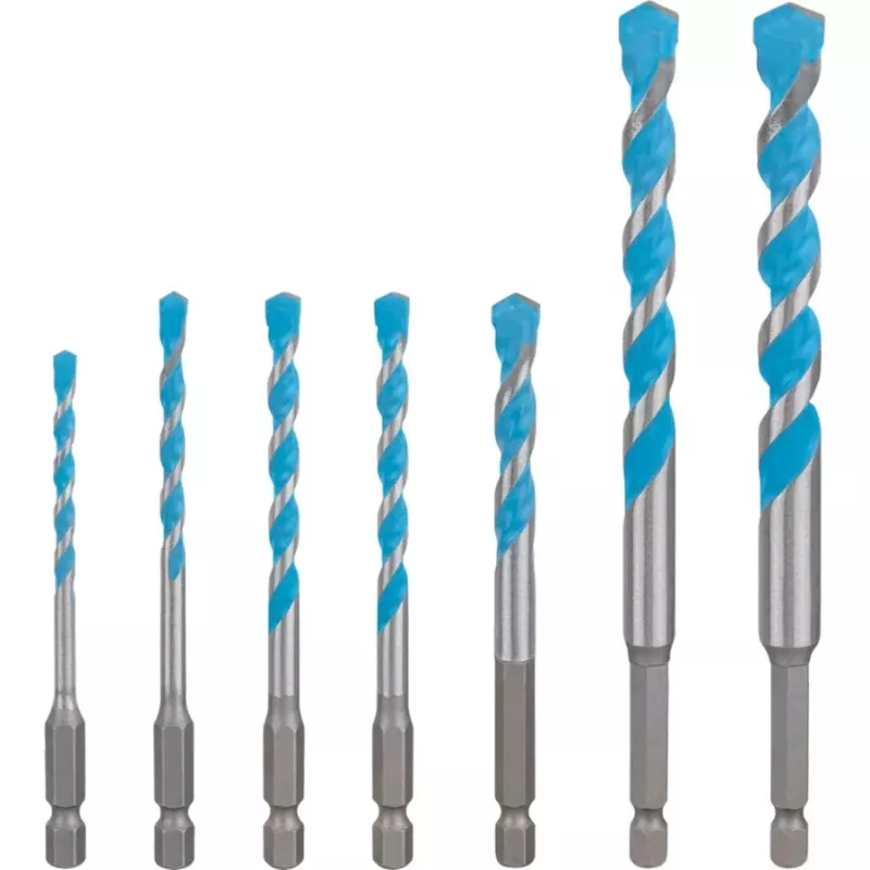 Puurikomplekt Bosch Expert HEX-9, 7 tk, suurused 4–12 mm, HEX-9 vars