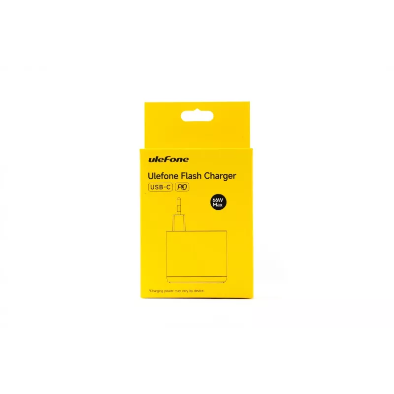 UleFone 66W laadija — kiire USB-toiteadapter kaasaskantavatele seadmetele, mudel UF-CHAR-66WR