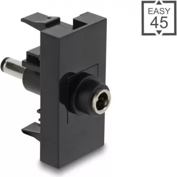Toiteadapteri pistikukomplekt DELOCK Easy 45 moodul DC 5,5×2,1 mm ja 5,5×2,5 mm