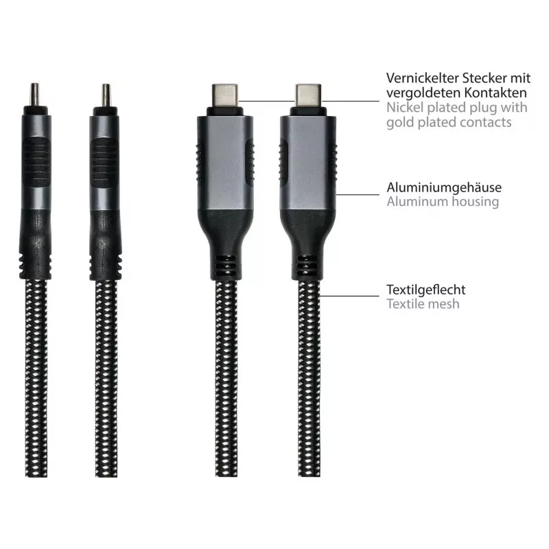 Good Connections Ethernet-kaabel USB-C RJ45, antratsiit, 0,5 m