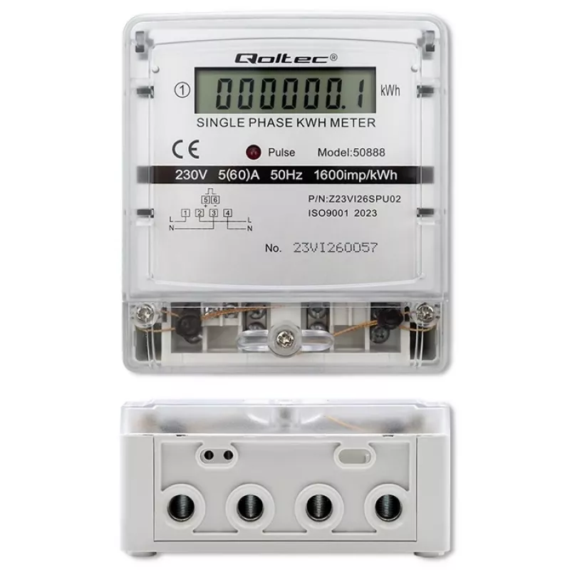 Ühefaasiline elektrooniline energiatarbimise arvesti 230V LDC
