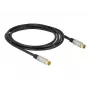 Koaksiaalkaabel RG-6/U DeLOCK 88946 2m IEC Must