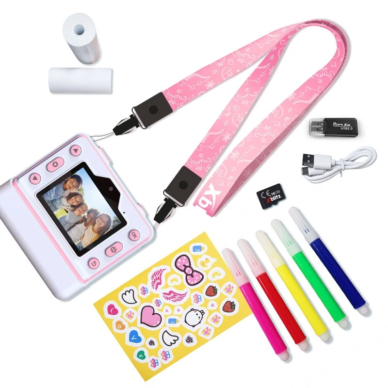 Xblitz FLASH PINK hetkekaamera termoprinteriga lastele