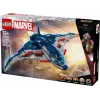 LEGO konstrueerimiskomplekt Quinjet 76325 — Marvel, 1131 osa, 5 minifiguuri, vanusele 12+, 280×450×300 mm
