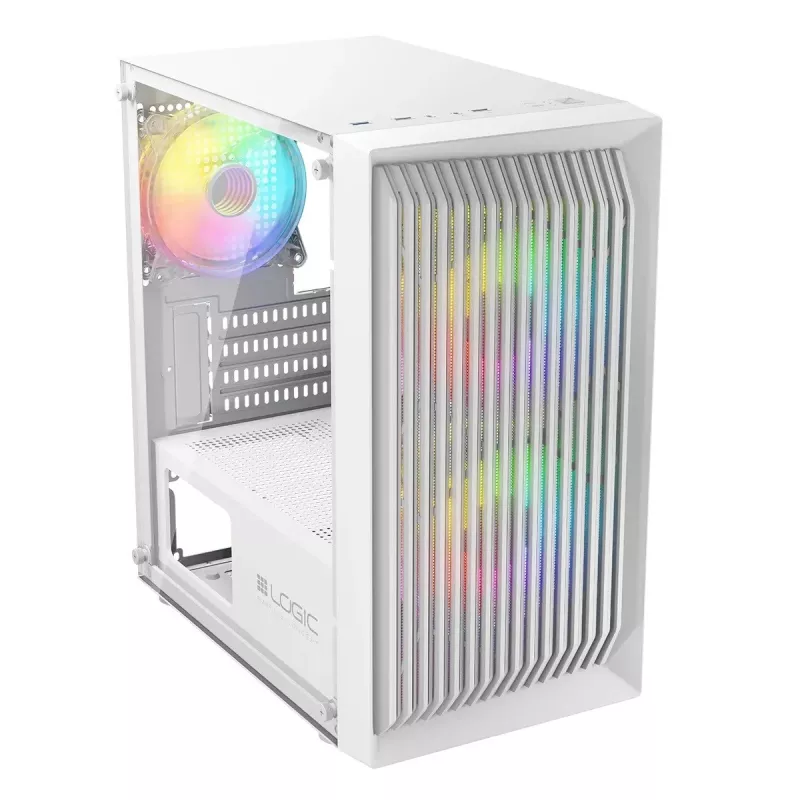 LOGIC ATOS ARGB Mini USB 3.0 korpus valge