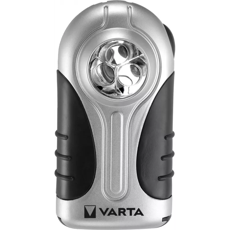 Käsilamp Varta 16647 Must Hõbedane