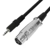 Juhtmega arvutimikrofon MEDIA-TECH MT397K XLR-sisendi, lauaaluse, 2,4 m kaabli, 20–20000 Hz, -32 dB tundlikkusega