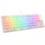 Ducky One 3 TKL klaviatuur mängimiseks USB QWERTY inglise keel Valge