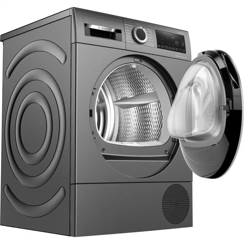 Bosch Serie 6 WQG2450R10 pesukuivatusrest Eraldiseisev Eestlaadimine 9 kg Must