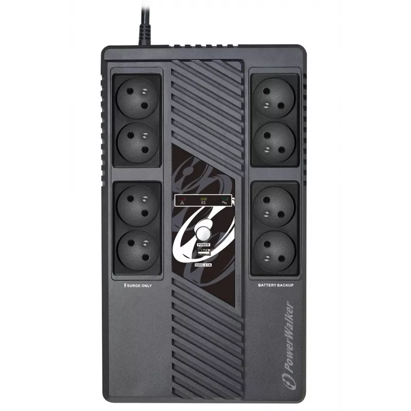 PowerWalker VI 1000 MS FR Line-Interactive 1000 VA 600 W 8 AC-pistikupesa