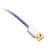 Ducky Premicord Afterglow spiraalkaabel, USB Type-C - Type-A - 1.8m