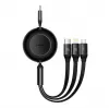 USB-kaabel Baseus CAMJ010201 1,1m USB 3.2 Gen 1 USB C Mikro USB-A Lightning Must