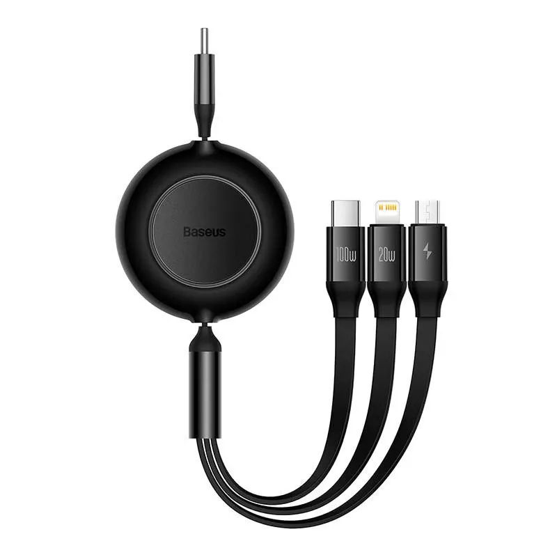 USB-kaabel Baseus CAMJ010201 1,1m USB 3.2 Gen 1 USB C Mikro USB-A Lightning Must