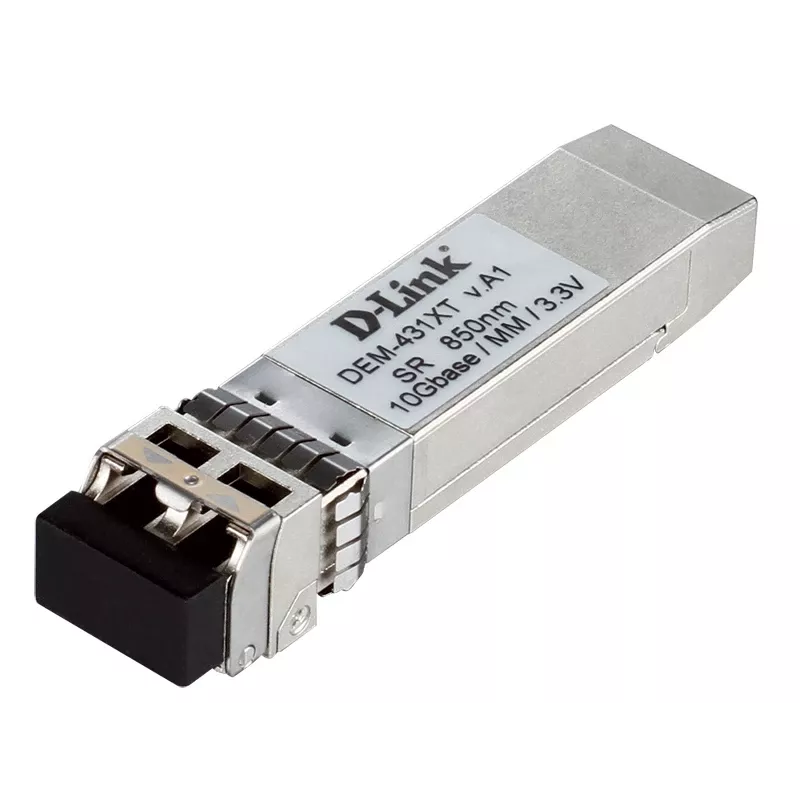 D-Link 10GBase-SR SFP+ Transiiver, 80/300m, Fiiberoptiline, 10000 Mbit/s, SFP+, LC, 50/125,62.5/125 µm, SR